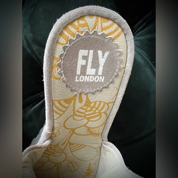 Fly London Yone Concrete Suede Wedge Sandal. - Picture 13 of 13